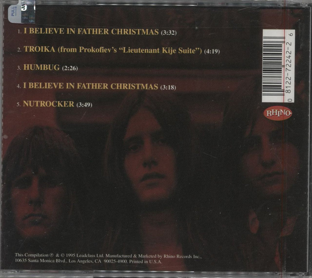 Emerson Lake & Palmer I Believe In Father Christmas EP - Sealed US CD single (CD5 / 5") 081227224226
