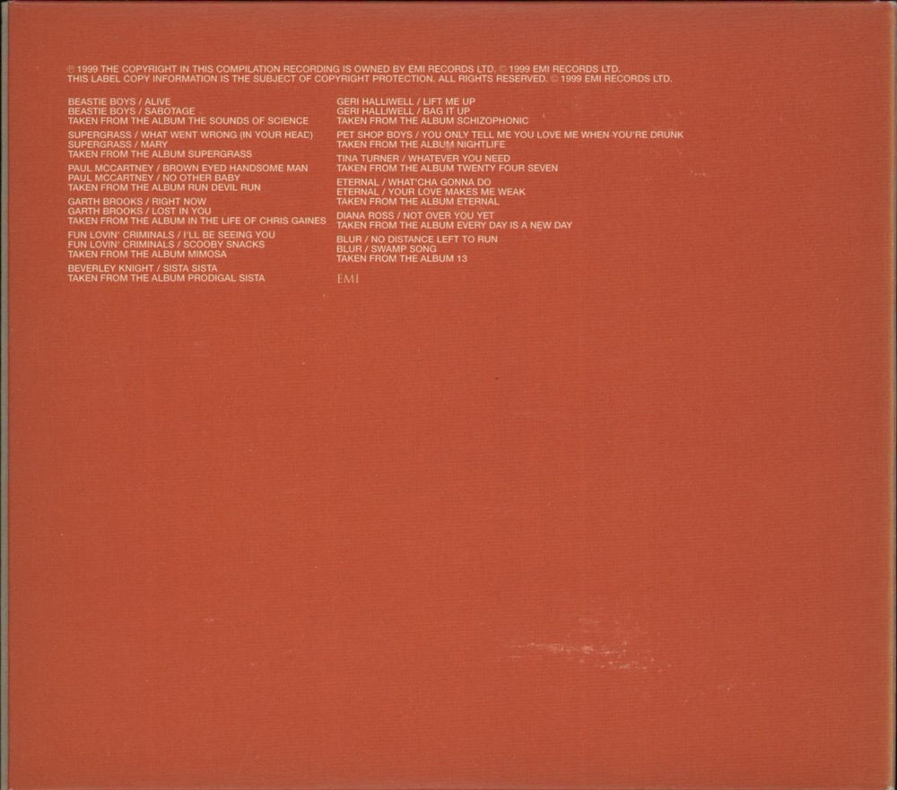 EMI Records Self Service UK Promo CD album (CDLP)