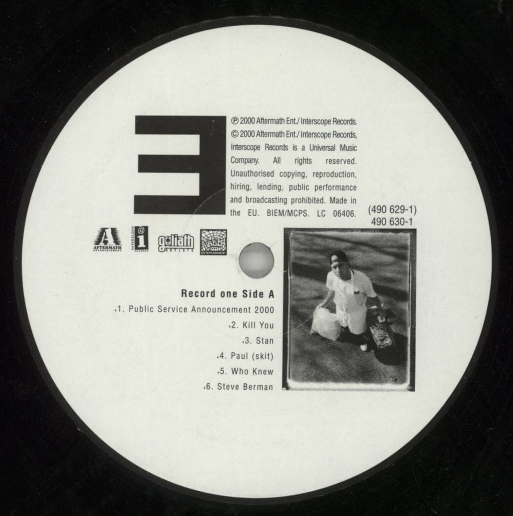 Eminem The Marshall Mathers LP - EX UK 2-LP vinyl record set (Double LP Album) INE2LTH869557