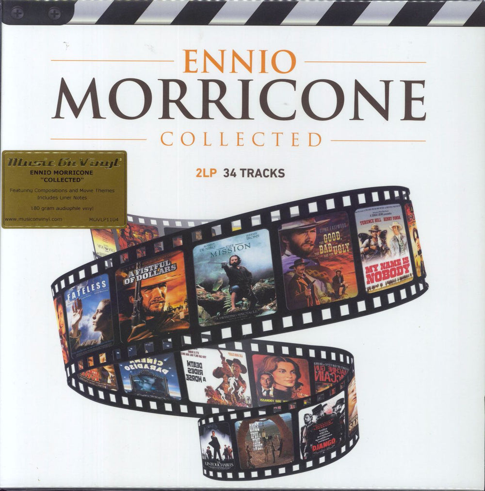 Ennio Morricone Collected - 180gm UK 2-LP vinyl record set (Double LP Album) MOVLP1104