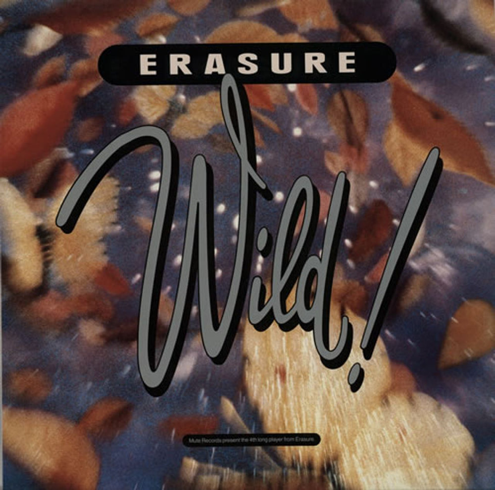 Erasure Wild! + Inserts UK vinyl LP album (LP record) STUMM75