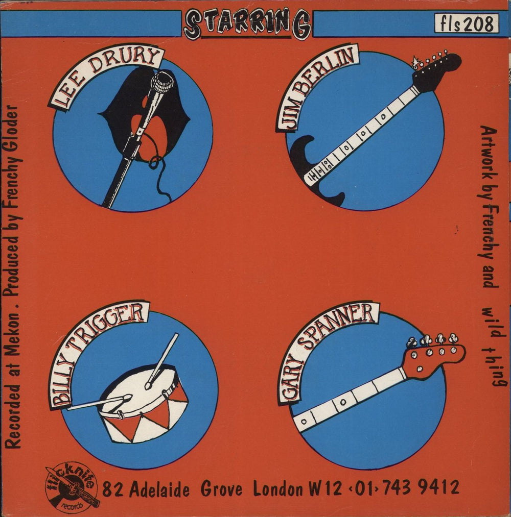 Erazerhead Shell Shock UK 7" vinyl single (7 inch record / 45)