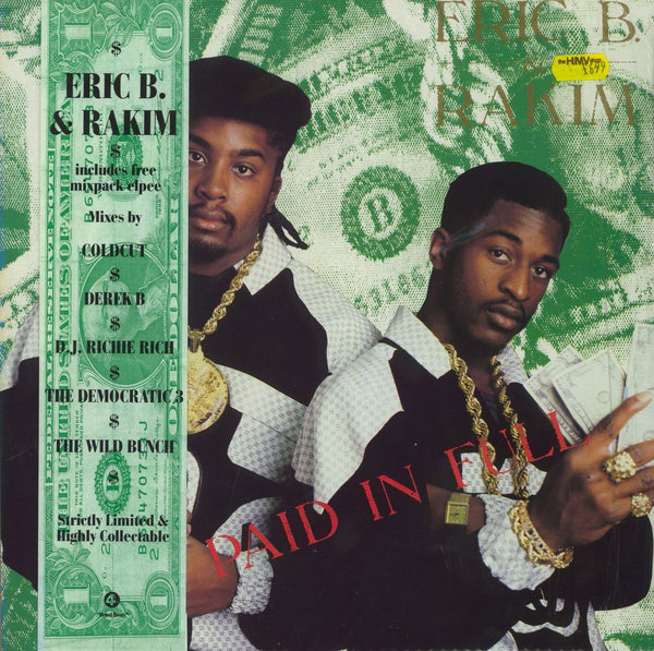 Eric B & Rakim Paid In Full + EP UK 2-LP vinyl set — RareVinyl.com