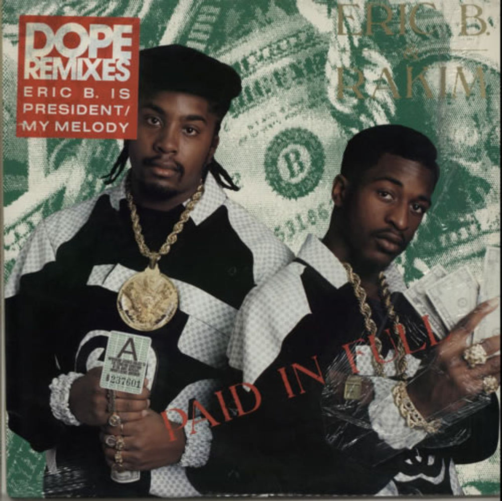 Eric B & Rakim Paid In Full US vinyl LP album (LP record) BWAY4005
