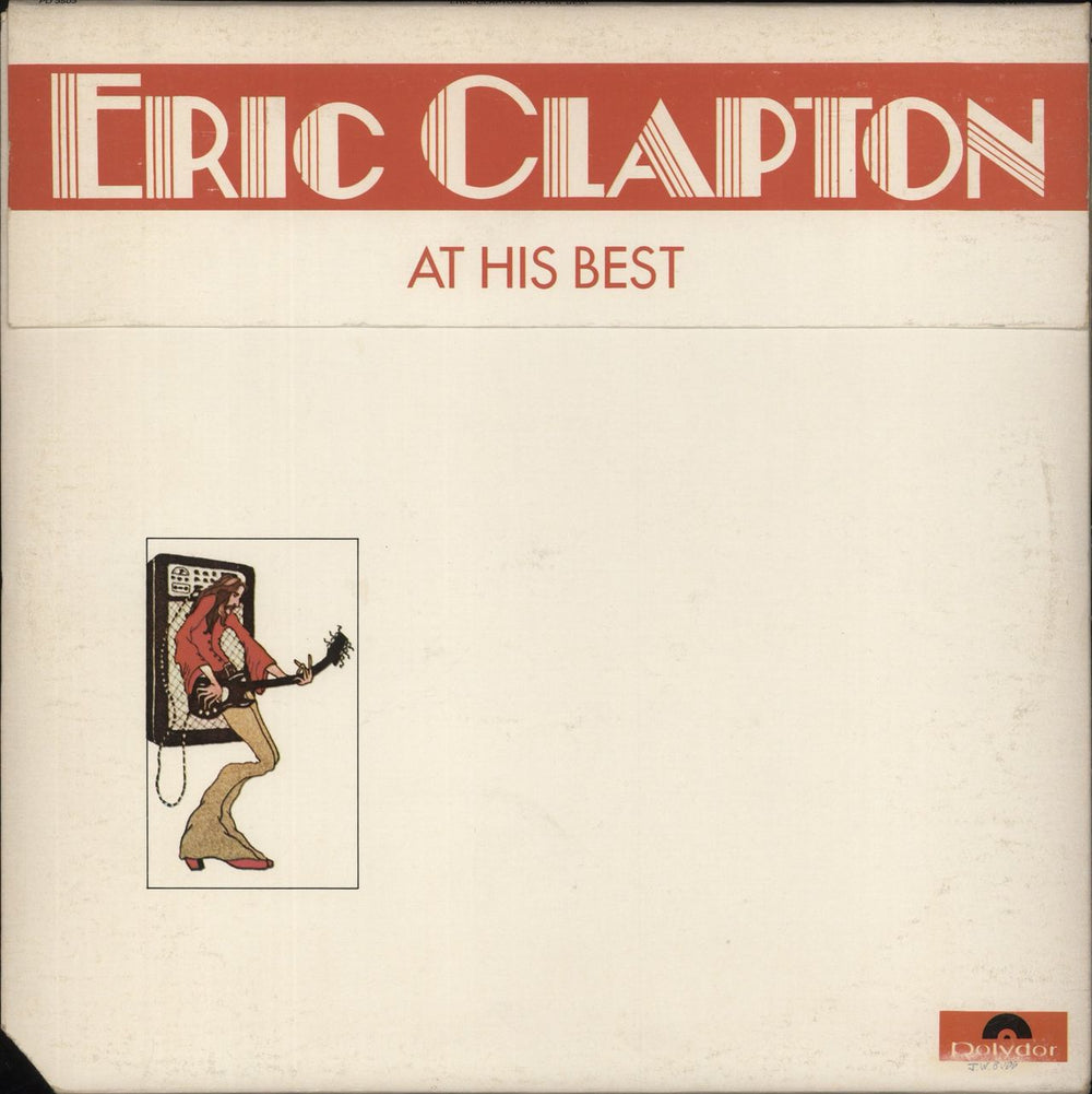 Eric Clapton At His Best US 2-LP vinyl record set (Double LP Album) PD3503