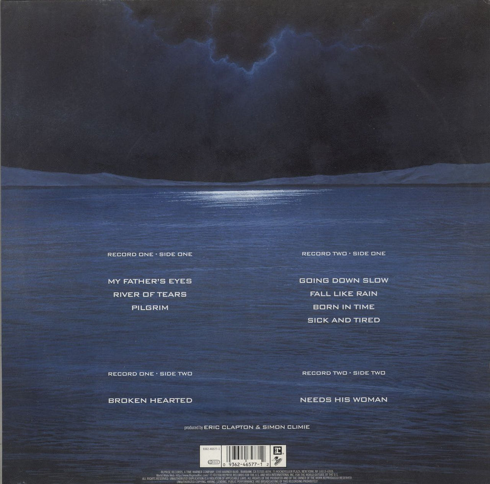 Eric Clapton Pilgrim - VG UK 2-LP vinyl record set (Double LP Album) 093624657712'1998