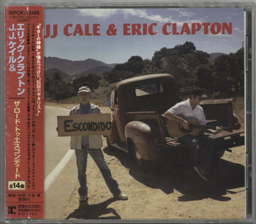 Eric Clapton The Road To Escondido Japanese Promo CD album (CDLP) WPCR-12495