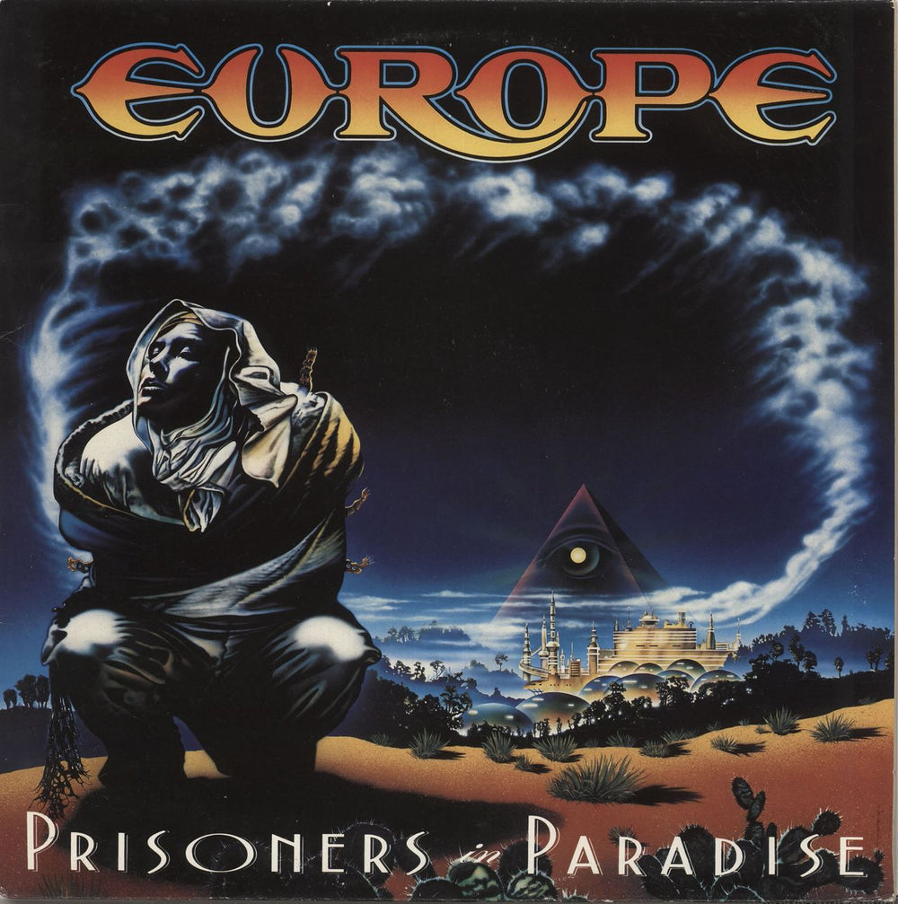 Europe Prisoners In Paradise Dutch vinyl LP album (LP record) 4687551