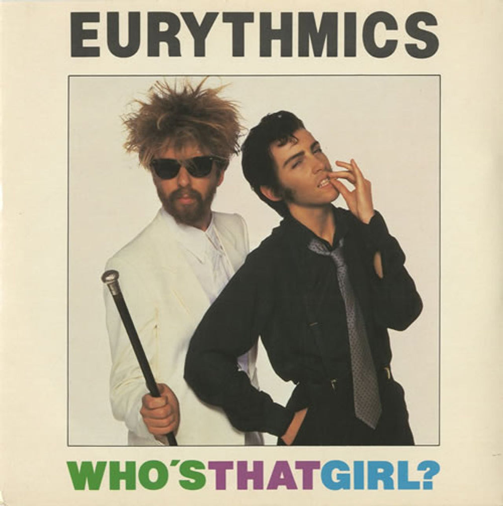Eurythmics Who's That Girl? UK 7" vinyl single (7 inch record / 45) DA3