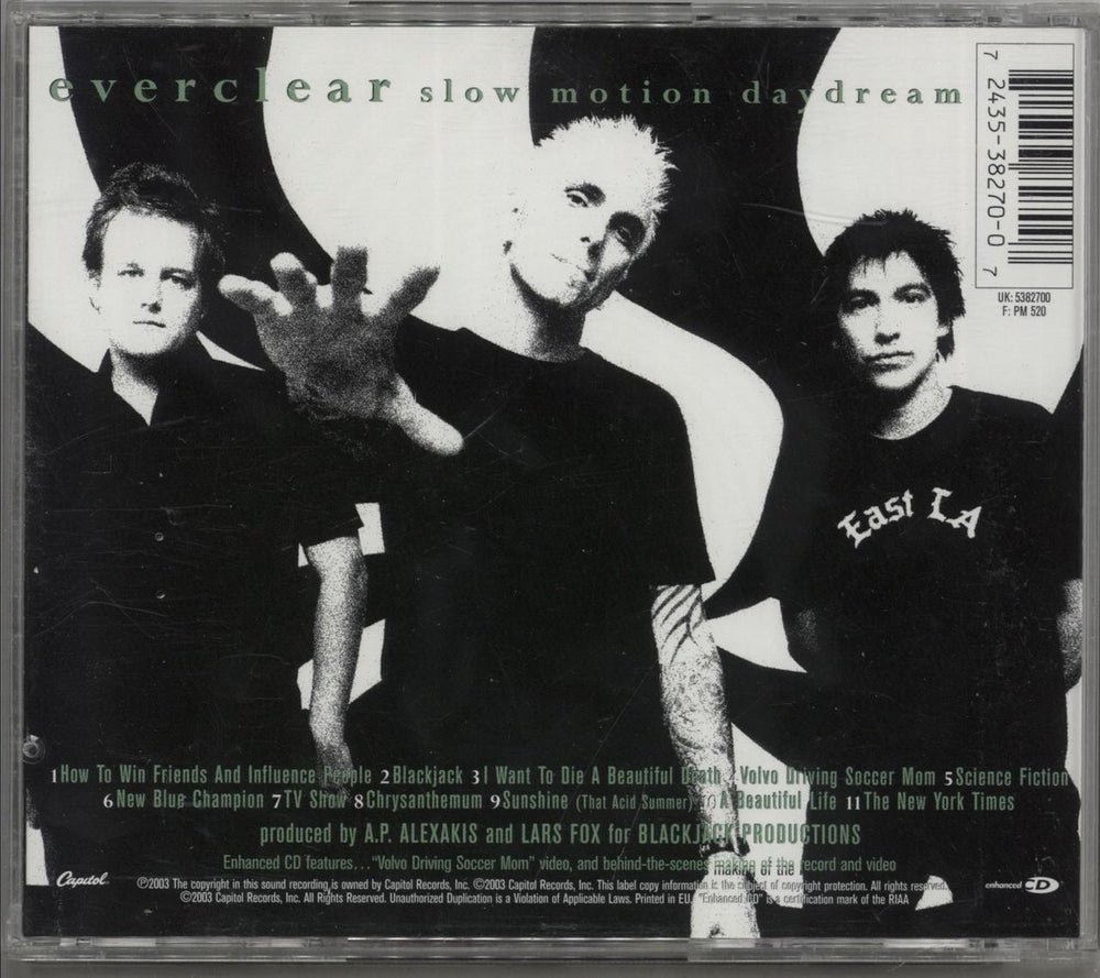 Everclear Slow Motion Daydream UK CD album (CDLP) 724353827007