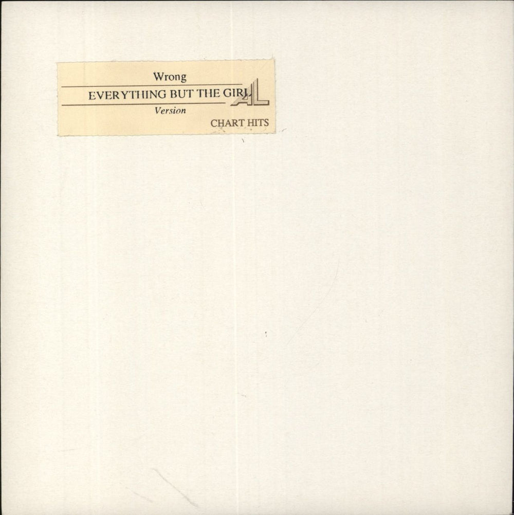 Everything But The Girl Wrong UK 7" vinyl single (7 inch record / 45) VSLH1589