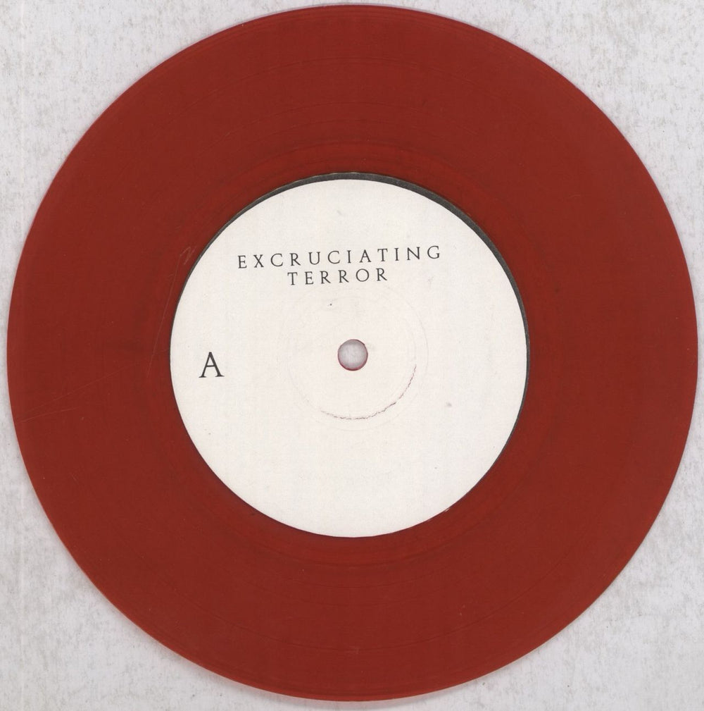 Excruciating Terror Live At Gilman - Red Vinyl US 7" vinyl single (7 inch record / 45) 63K07LI839462