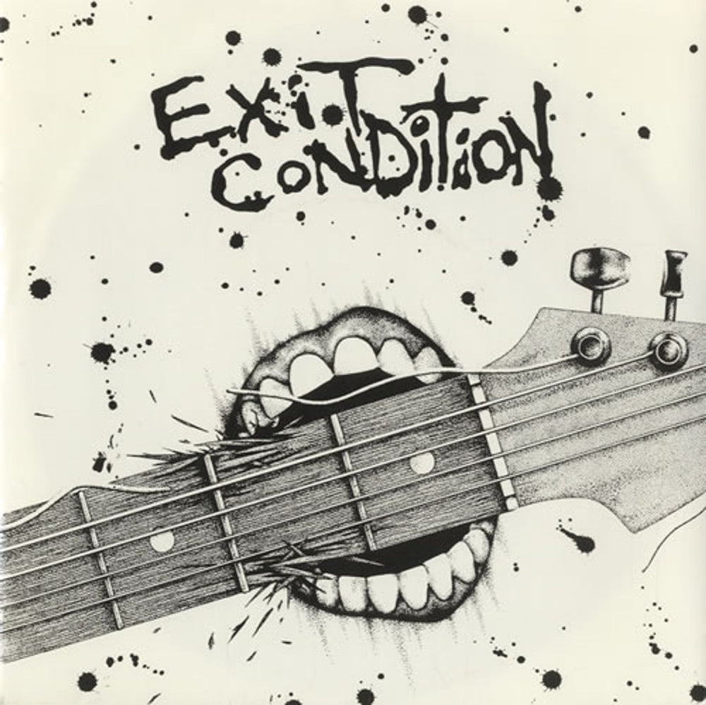 Exit Condition Bite Down Hard EP US 7" vinyl single (7 inch record / 45) PUSMORT007-04