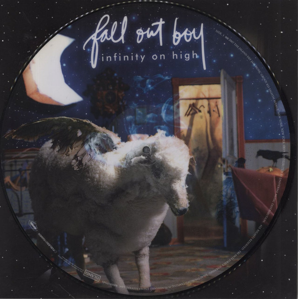 Fall Out Boy Infinity On High US picture disc LP (vinyl picture disc album) 000810901