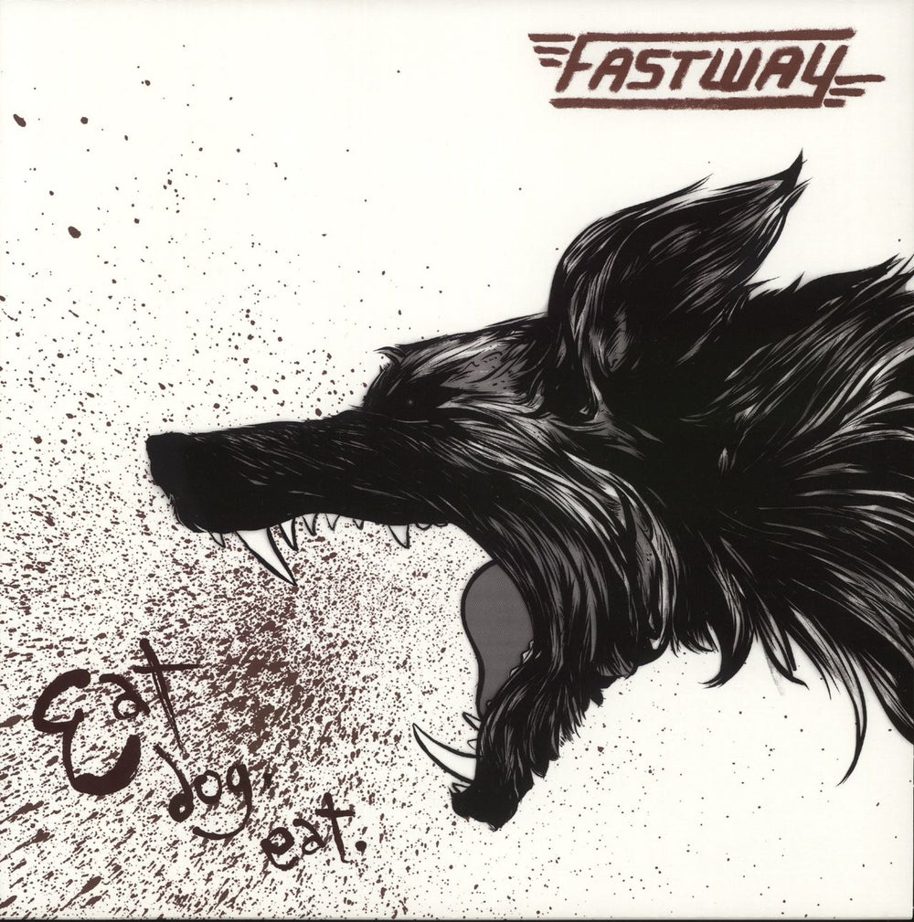 Fastway Eat Dog Eat - Numbered German vinyl LP album (LP record) NIGHT 266