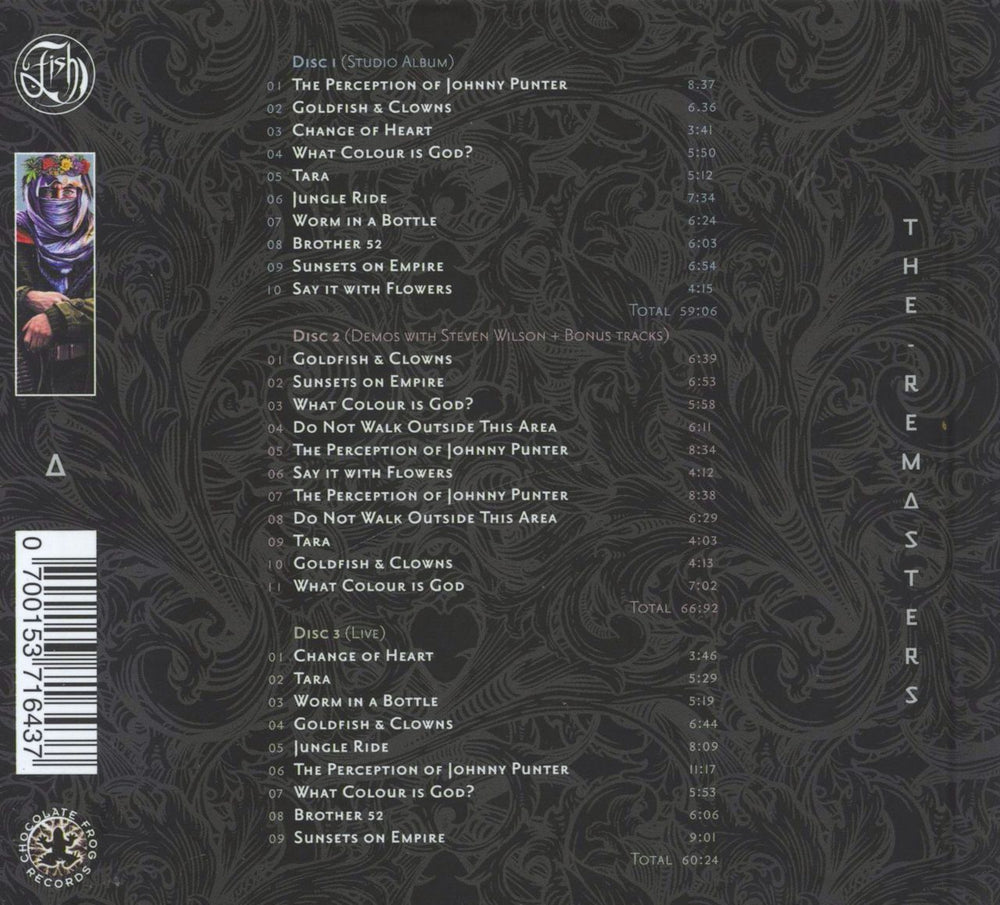 Fish Sunsets On Empire - The Remasters UK 3-CD album set (Triple CD) 700153716437