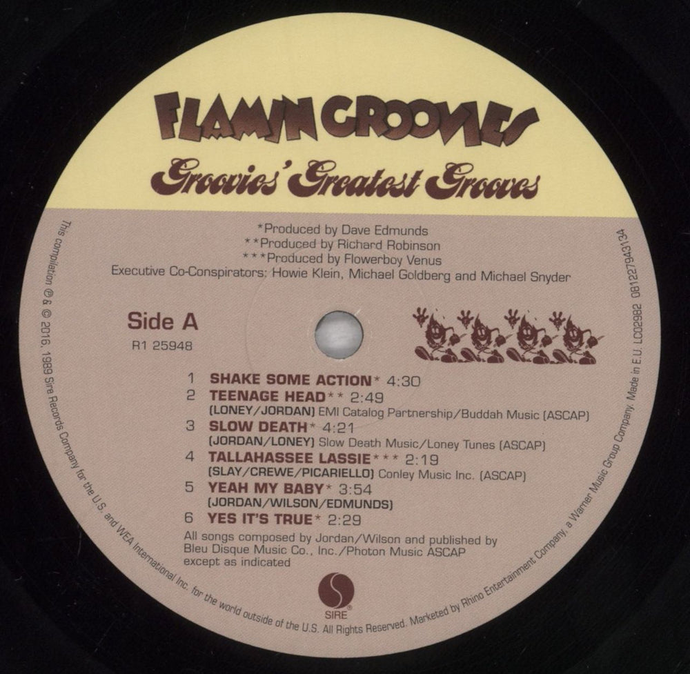 Flamin' Groovies Groovies Greatest Grooves US 2-LP vinyl record set (Double LP Album) FLA2LGR836340