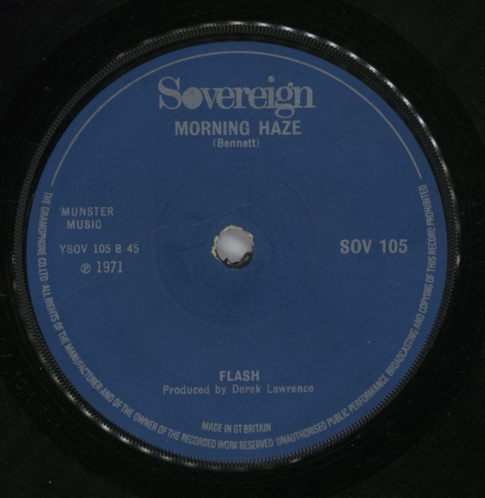 Flash (70s) Small Beginnings UK 7\" vinyl single (7 inch record / 45)