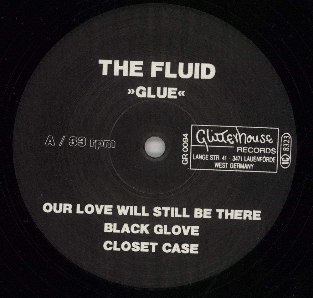 Fluid Glue German vinyl LP album (LP record) FLULPGL433261