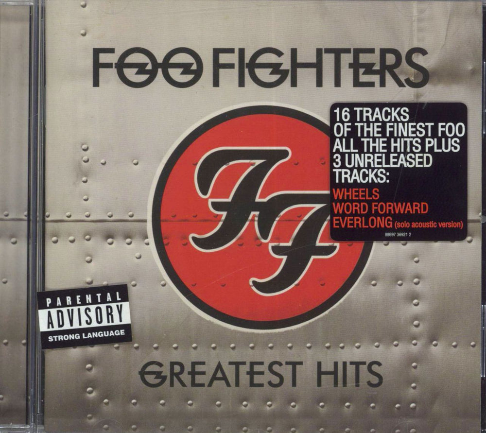 Foo Fighters Greatest Hits UK CD album (CDLP) 88697369212