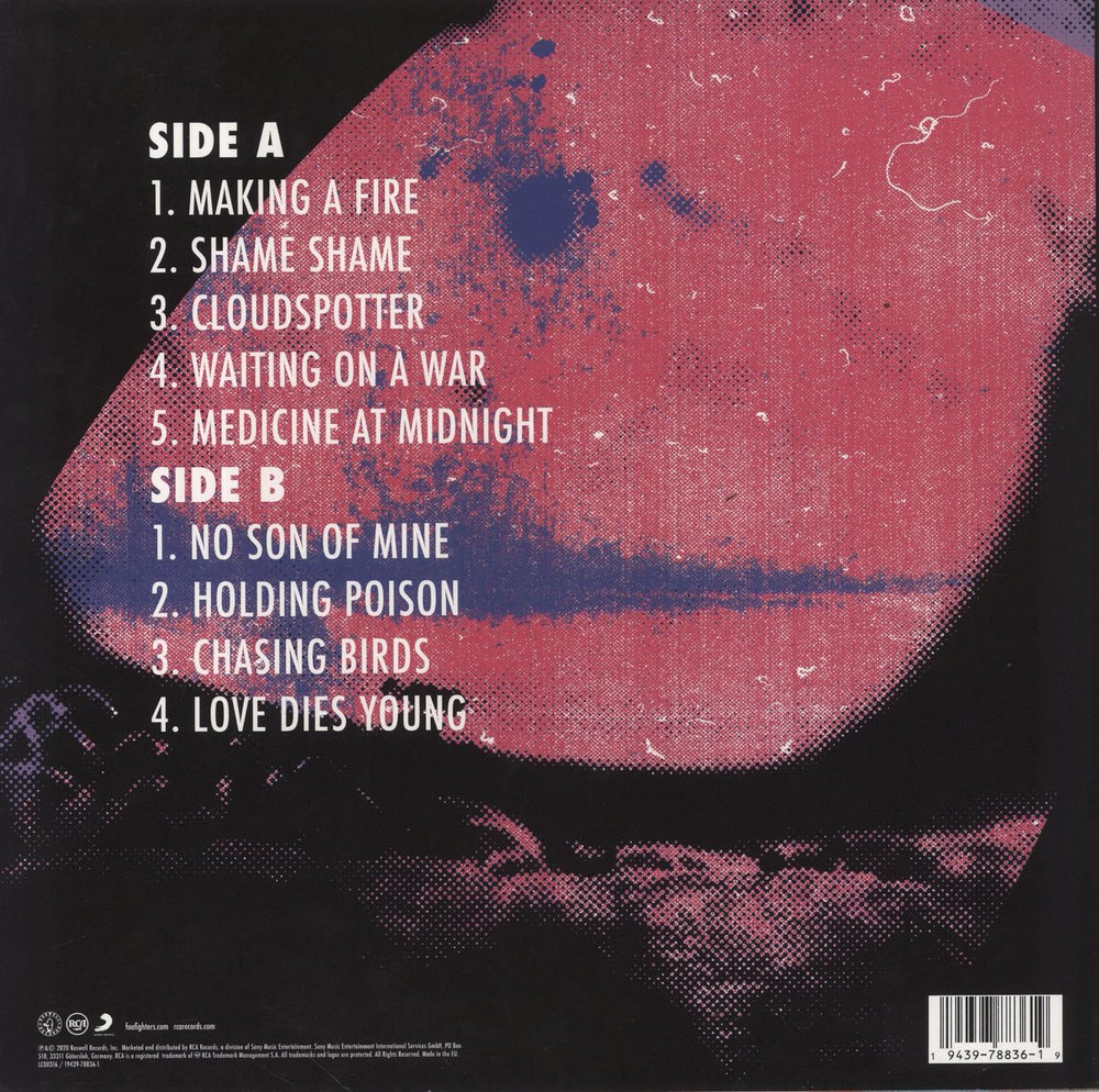 Foo Fighters Medicine At Midnight UK vinyl LP album (LP record) 194397883619