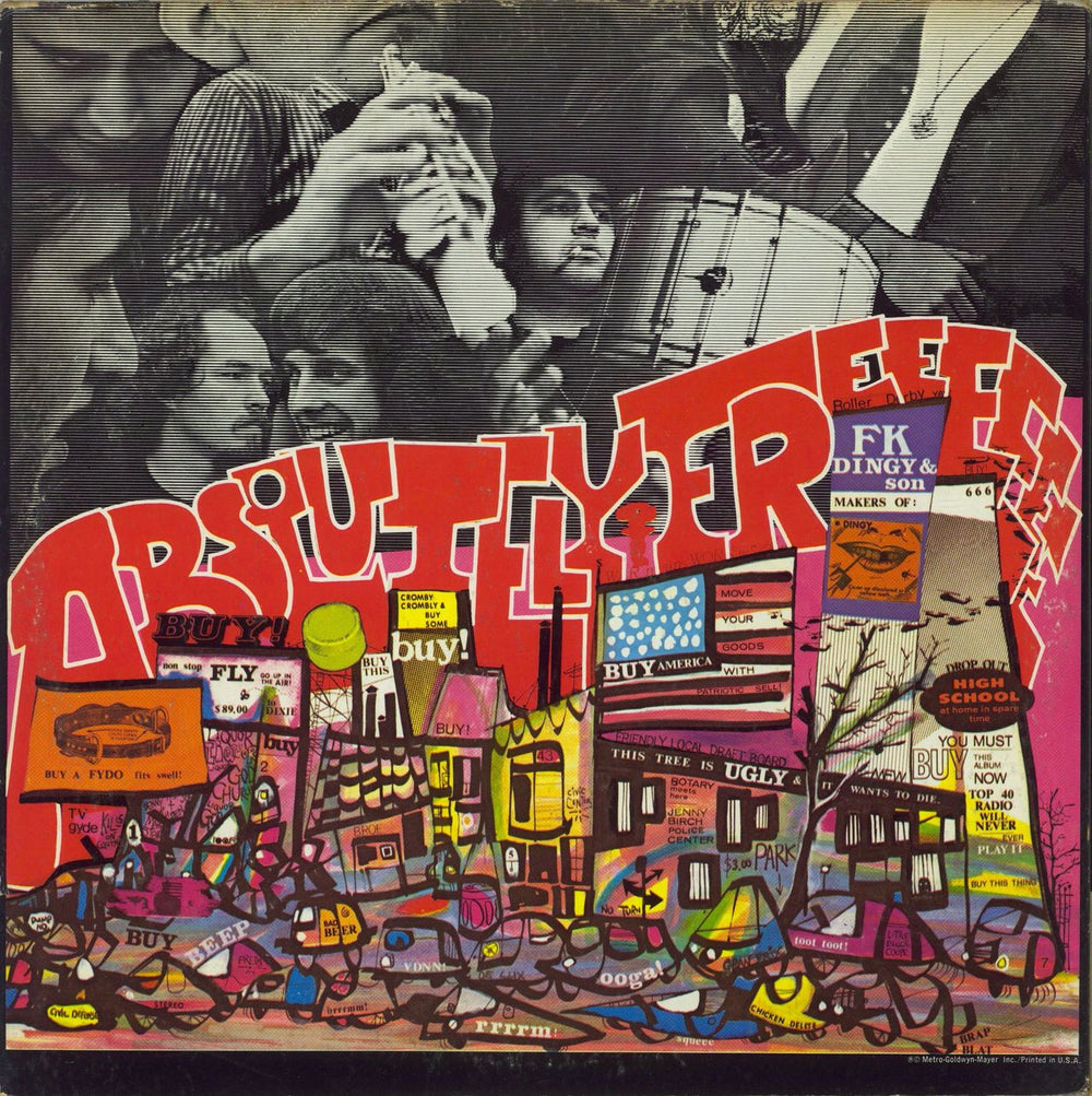 Frank Zappa Absolutely Free - VG US vinyl LP album (LP record)