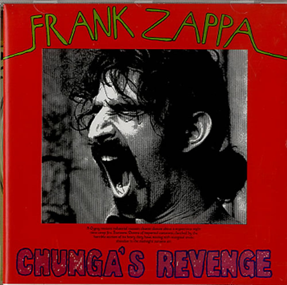 Frank Zappa Chunga's Revenge UK CD album (CDLP) 0238442