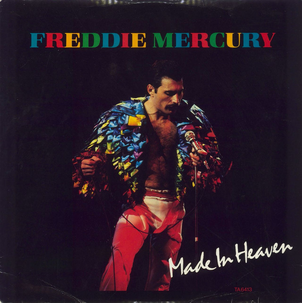 Freddie Mercury Made In Heaven UK 12" vinyl single (12 inch record / Maxi-single) TA6413