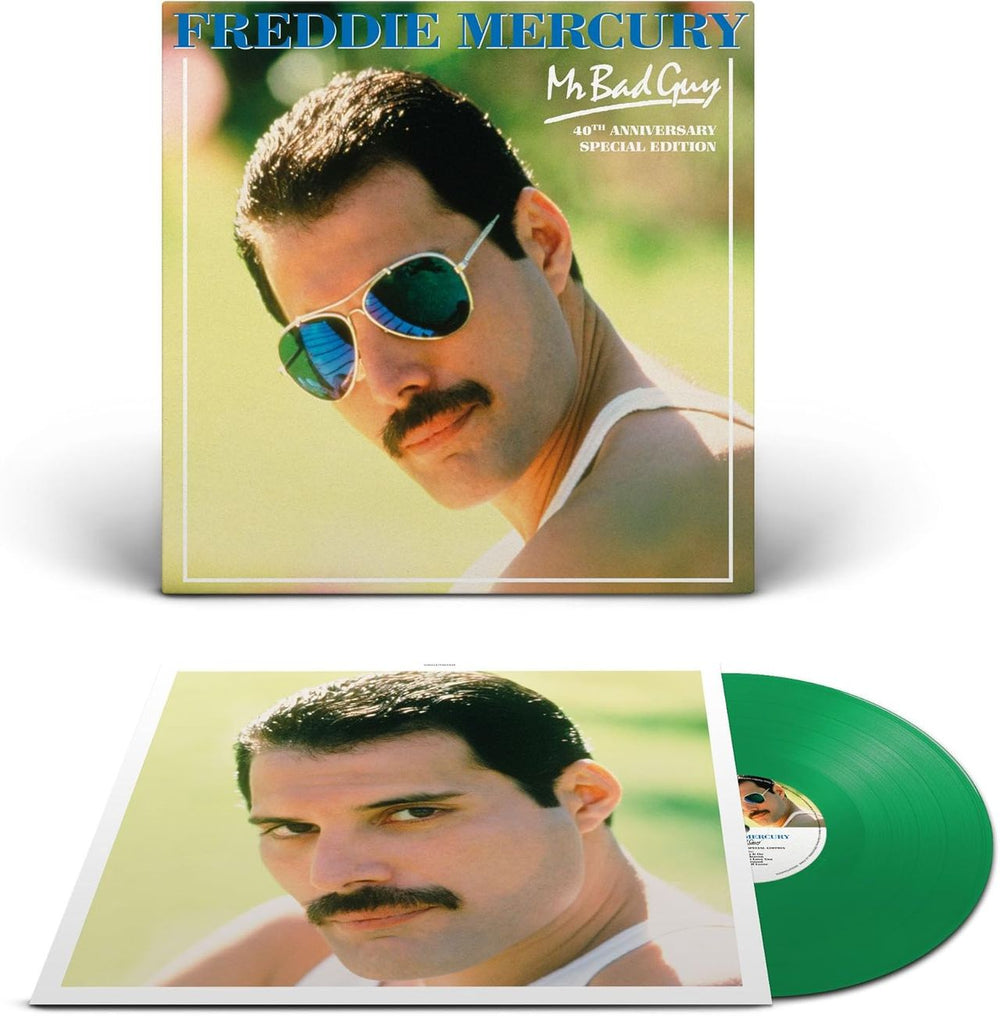 Freddie Mercury Mr Bad Guy - 40th Anniversary Edition - 180 Gram Green Vinyl - Sealed UK vinyl LP album (LP record) MERLPMR880649