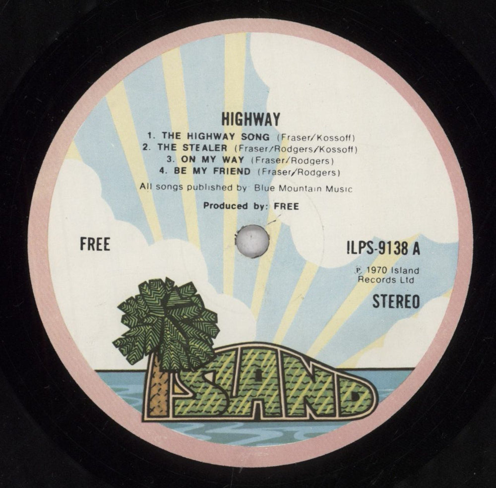 Free Highway - 2nd - VG UK vinyl LP album (LP record) FRELPHI843098