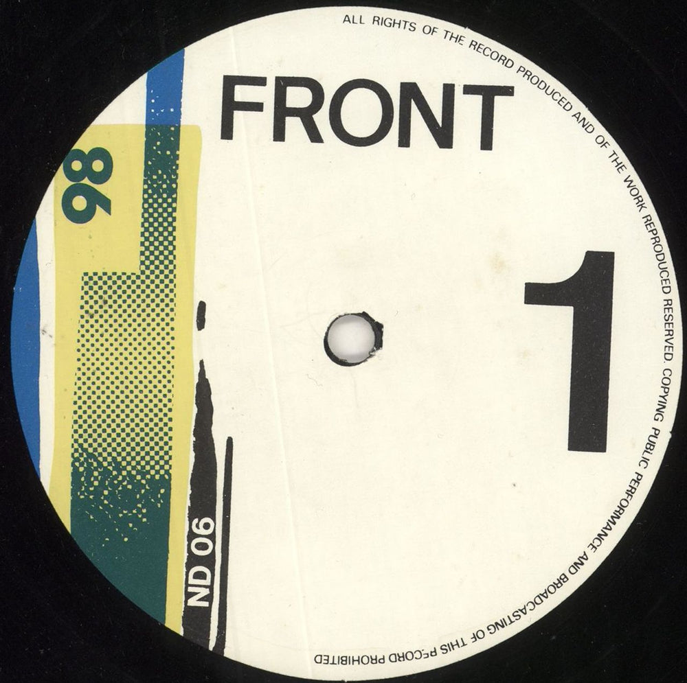 Front 242 Geography Belgian vinyl LP album (LP record) 242LPGE744011