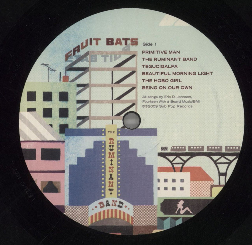 Fruit Bats [90s] The Ruminant Band US vinyl LP album (LP record) FWULPTH858504