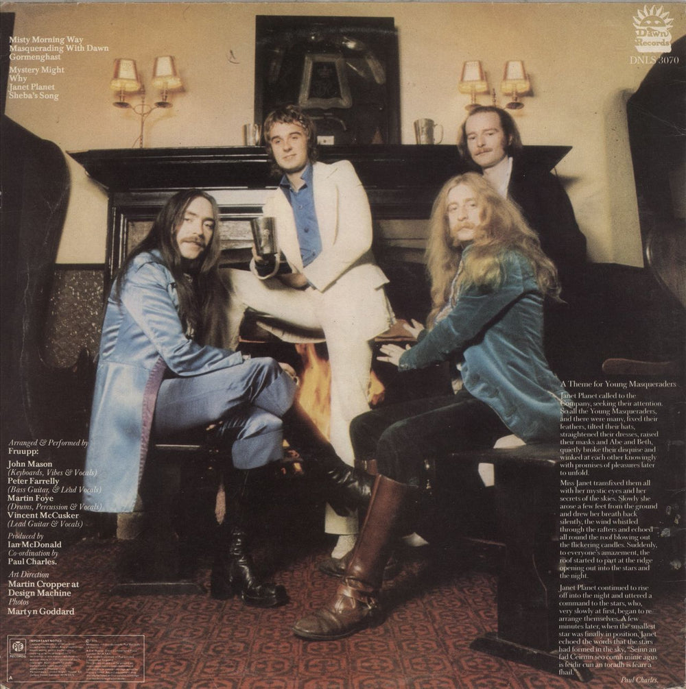 Fruupp Modern Masquerades + Insert - EX UK vinyl LP album (LP record)