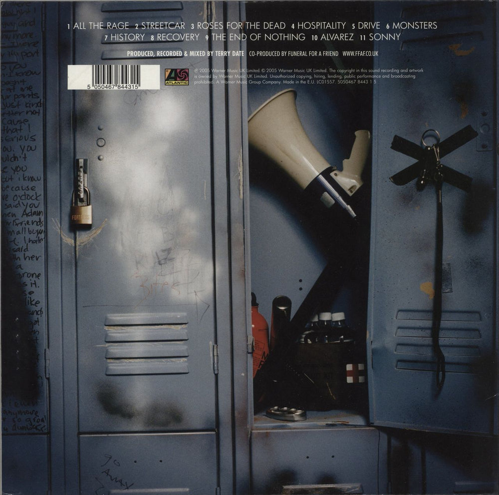 Funeral For A Friend Hours UK 2-LP vinyl record set (Double LP Album) 5050467844315