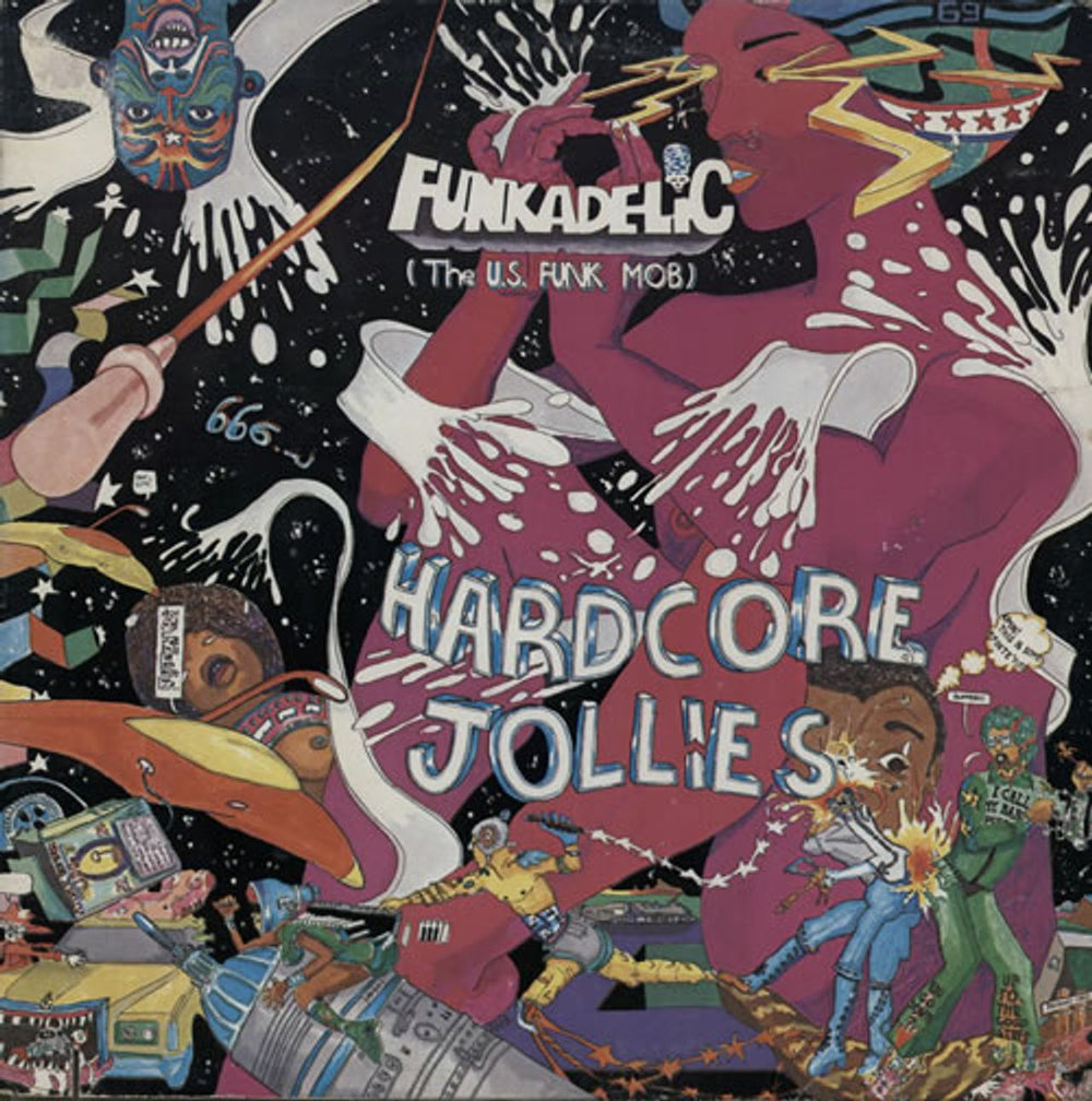 Funkadelic Hardcore Jollies US vinyl LP album (LP record) BS2973