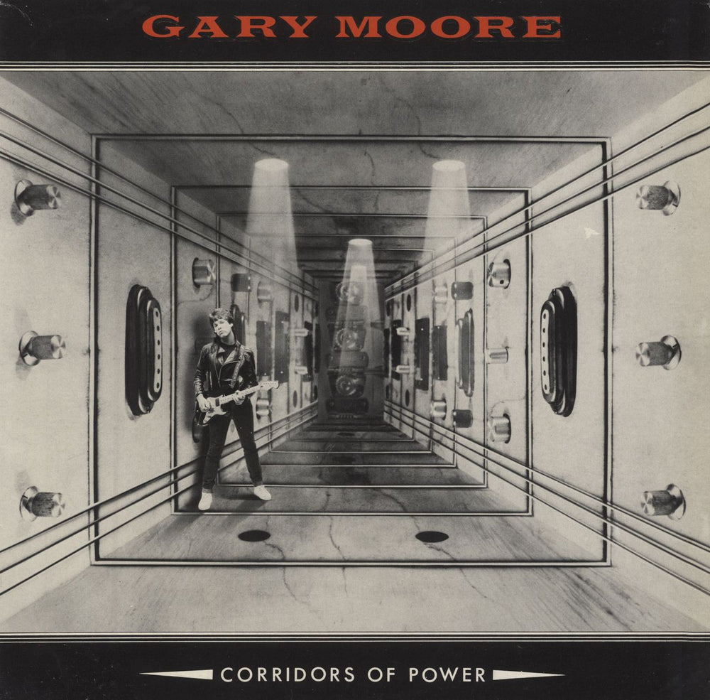 Gary Moore Corridors Of Power - 1st + 7" - EX UK vinyl LP album (LP record) V2245