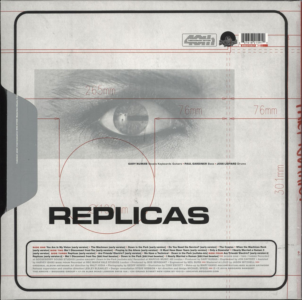 Gary Numan Replicas: The First Recordings - Green Vinyl - Sealed UK 2-LP vinyl record set (Double LP Album) 607618215910