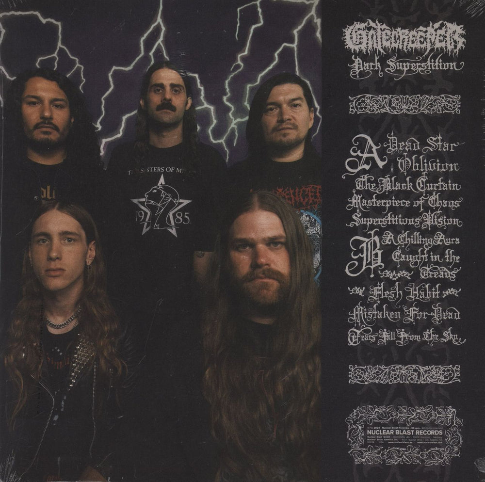 Gatecreeper Dark Superstition - Purple Vinyl - Sealed UK vinyl LP album (LP record) 4065629722319