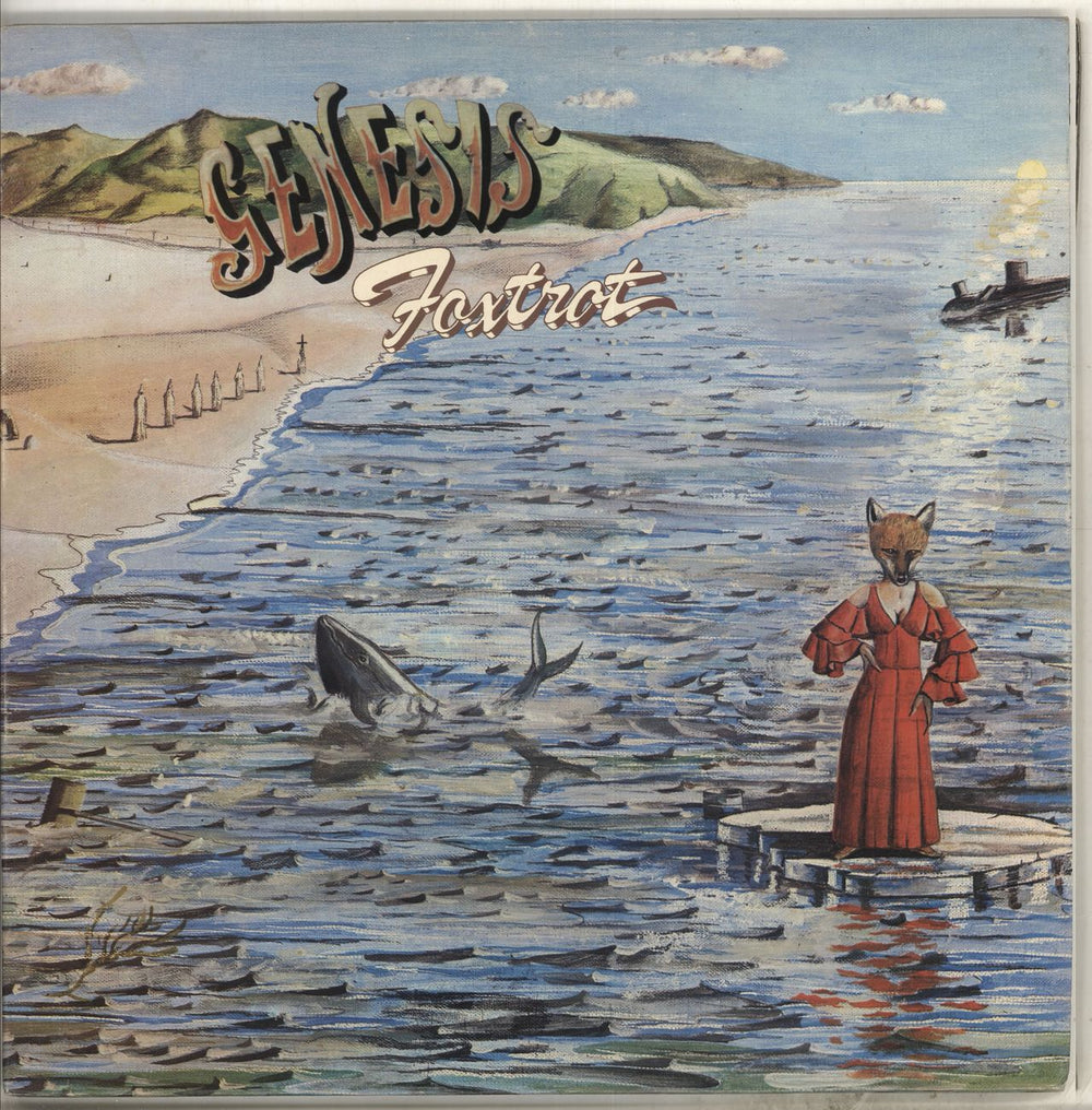 Genesis Foxtrot - 2nd UK vinyl LP album (LP record) CAS1058