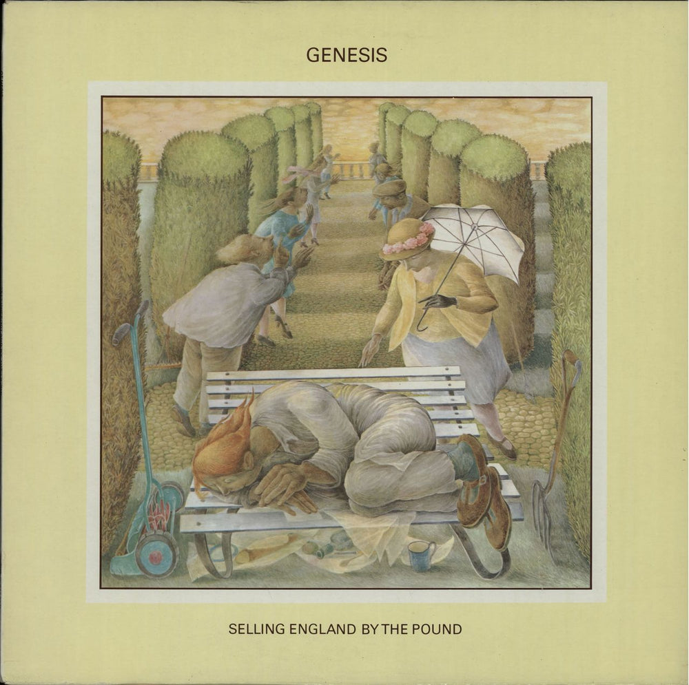 Genesis Selling England By The Pound - Blue label UK vinyl LP album (LP record) CHC46