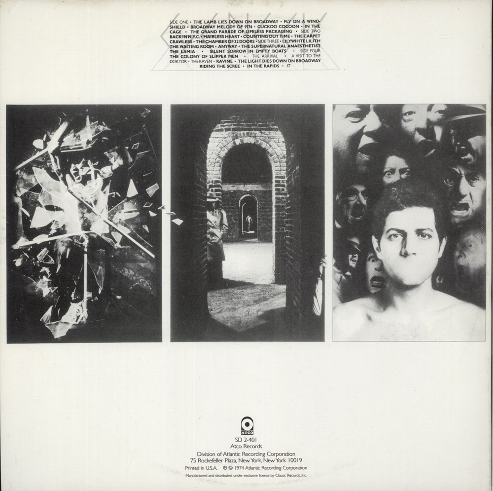Genesis The Lamb Lies Down On Broadway - 200 Gram Vinyl - EX US 2-LP vinyl record set (Double LP Album)