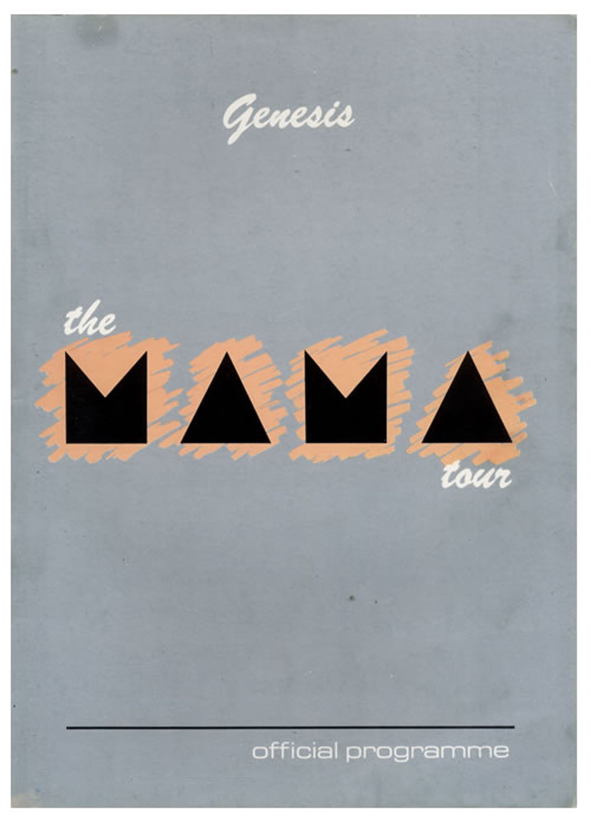Genesis The Mama Tour UK tour programme TOUR PROGRAMME