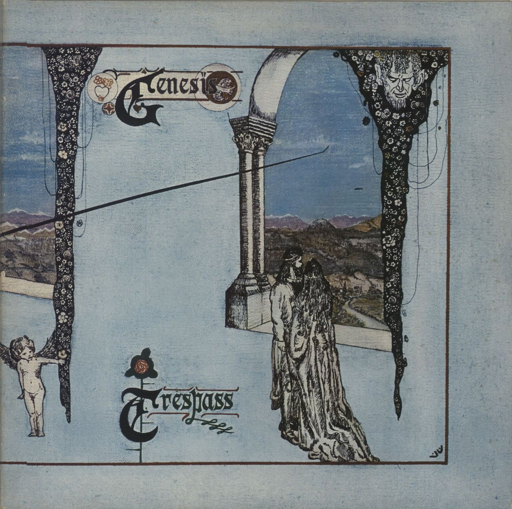 Genesis Trespass - 4th + Insert UK vinyl LP album (LP record) CAS1020