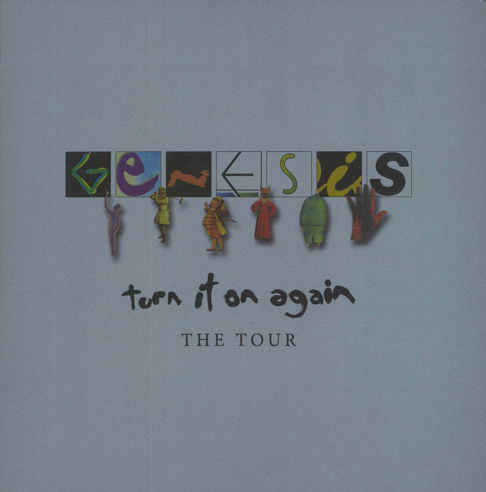 Genesis Turn It On Again - The Tour + Ticket Stub UK tour programme