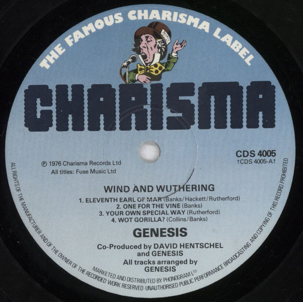 Genesis Wind & Wuthering - 2nd UK vinyl LP album (LP record)