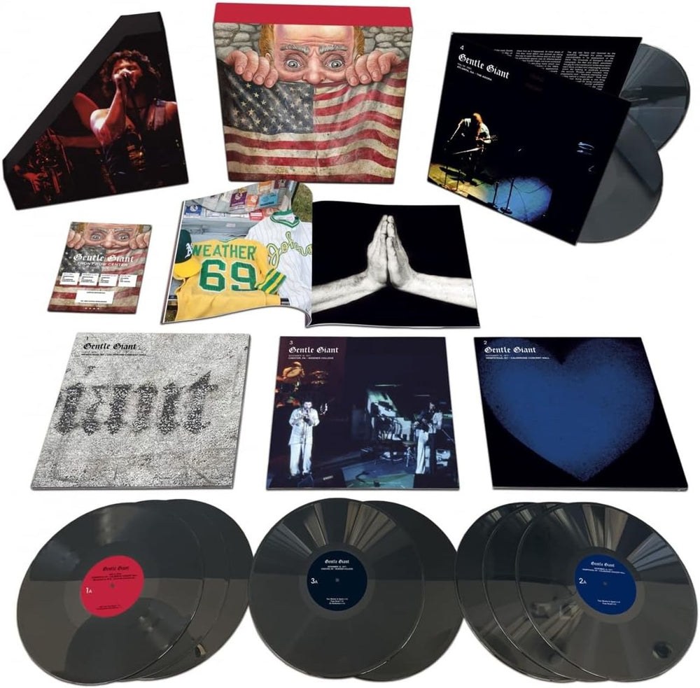 Gentle Giant Front Row Center [US Dates 1976 - 1980] UK Vinyl Box Set SMABX12220