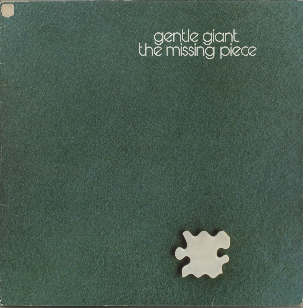 Gentle Giant The Missing Piece - 1st + Inner - VG Sleeve UK vinyl LP album (LP record) CHR1152