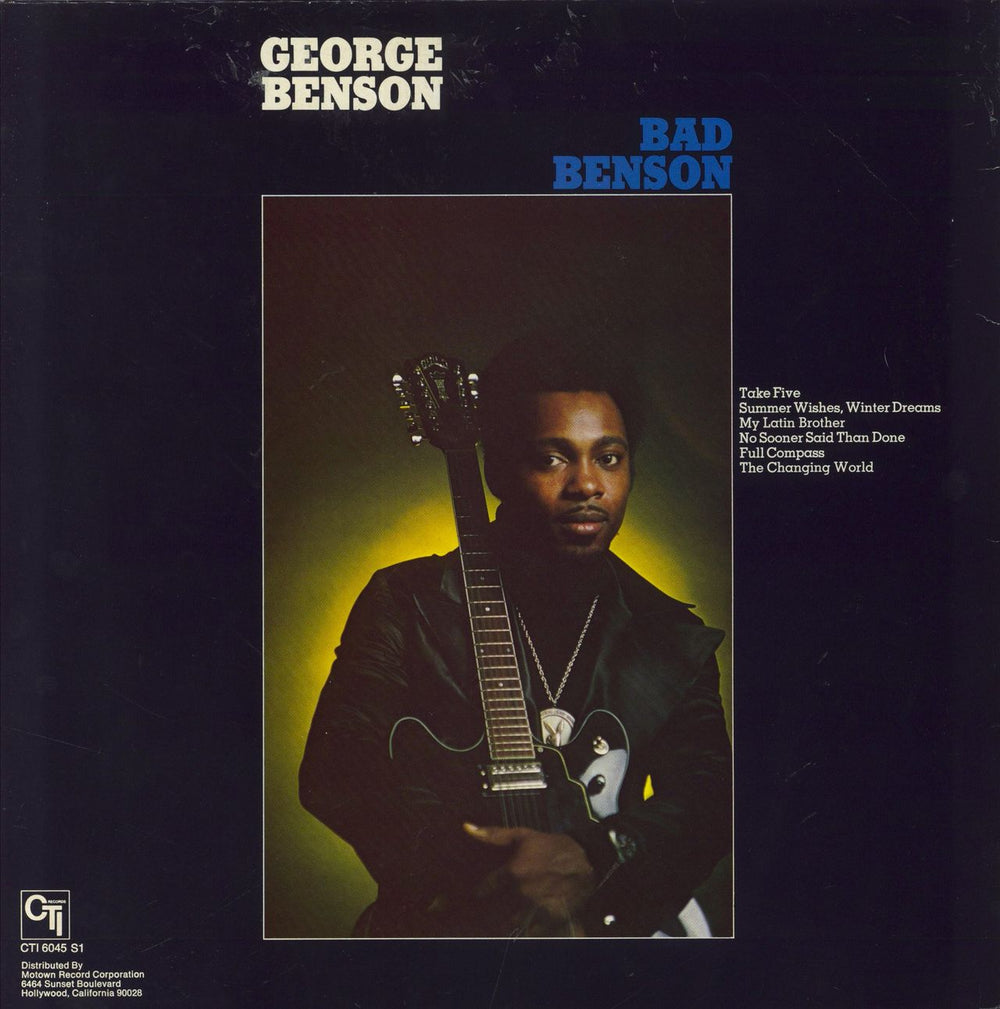 George Benson Bad Benson Dutch vinyl LP album (LP record)