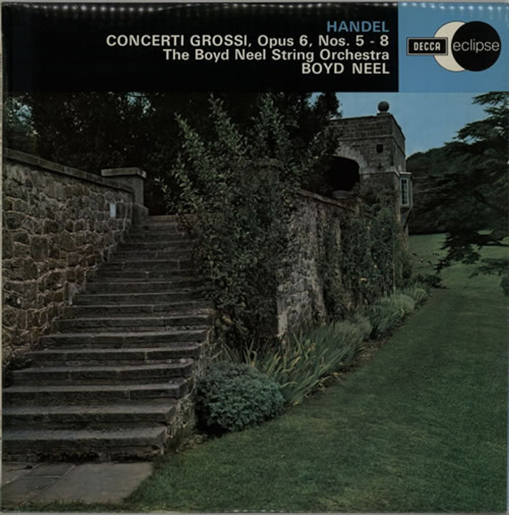 George Frideric Handel Concerti Grossi, Opus 6, Nos. 5 - 8 UK vinyl LP album (LP record) ECS551