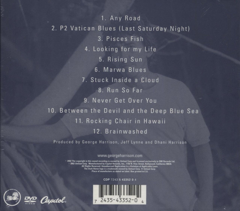 George Harrison Brainwashed - EU - Sealed European 2-disc CD/DVD set 724354374708